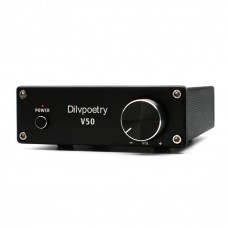 Digital Power Amplifier Audio 2 Channel 150W+150W TPA3116D2 HiFi Class D Amplifier V50 Black          