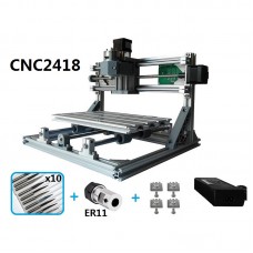 Mini CNC Engraving Machine Laser Engraver 240*180*45mm CNC2418 GRBL Unfinished 2418ER