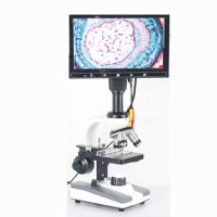 Blood Microscope Digital Microscope Blood Biological Test 9-Inch LCD Screen Digital Simple Version  