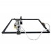 2500mW Laser Engraving Machine Laser Engraver 500*650mm Engraving Area Blue Violet Light Unfinished Kit