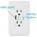 WiFi Wall Socket Smart USB Wall Outlet APP Control Voice Control For Amazon Alexa Google Assistant 