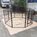 31.5'' Dog Playpen Dog Exercise Pen Dog Kennel Fence w/Door 8 Panel Outdoor Indoor 60 x 80cm