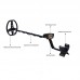 Waterproof Metal Detector Gold Digger Treasure Hunter for Gold Coins Relics ATX580 Black (11”plate)