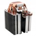 4Pin CPU Cooler 1155 1156 AVC Pure Copper 6 Heat Pipe Single Cooling Fan Support Intel AMD