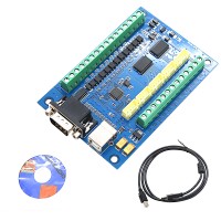 MACH3 CNC Motion Control Card 5 Axis CNC Breakout Board 100KHz + USB Cable for CNC Engraving 12-24V