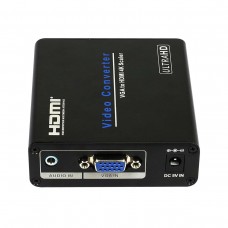 VGA to HDMI Converter Box Scaler 4Kx2K HDMI Output for PC Laptop VGA Monitor HDV-9330