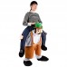 Unisex Piggy Back Costume Adult Carry Me Costume Adult Bavarian Beer Guy Costume Halloween Party 