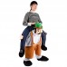 Unisex Piggy Back Costume Adult Carry Me Costume Adult Bavarian Beer Guy Costume Halloween Party 