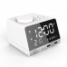 Alarm Clock Radio Bluetooth Speaker USB with Dual USB Charging Ports Digital Alarm Clock K11