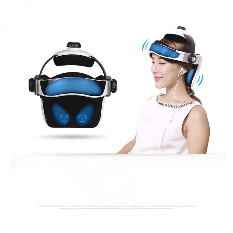 Electric Head Massager Helmet Wireless Infrared Helmet Pressure