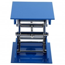 4Inch Lab Lift Platform Aluminum Lift Platform Stand Rack Blue 100*100mm               