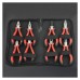 8pcs Mini Pliers 4.5Inch Jewelers Pliers w/Storage Bag for Fishing Jewelry Making Beading Wire DIY 