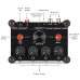 4-Channel Headphone Amplifier Splitter Independent Volume Control Master Volume Control P14 Black