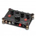 4-Channel Headphone Amplifier Splitter Independent Volume Control Master Volume Control P14 Black