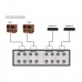 Amplifier Speaker Switcher Selector Audio Crossover Network 2 IN 2 OUT MC202