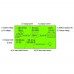 MPPT Solar Charge Controller Green 100A 12V/24V/36V/48V Auto Recognition Max Input 150V Dual RS485