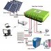 MPPT Solar Charge Controller Green 100A 12V/24V/36V/48V Auto Recognition Max Input 150V Dual RS485