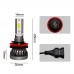 LED Headlight Bulb H11 H9 H8 Car Headlight Bulbs COB Waterproof 6000K 36W/Pair MINI1-H8H9H11   