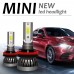 LED Headlight Bulb H11 H9 H8 Car Headlight Bulbs COB Waterproof 6000K 36W/Pair MINI1-H8H9H11   