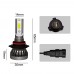 LED Headlight Bulbs 9006 HB4 LED Bulb COB Waterproof 6000K 36W/Pair MINI1-9006HB4