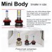 LED Headlight Bulbs 9006 HB4 LED Bulb COB Waterproof 6000K 36W/Pair MINI1-9006HB4