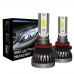 LED Headlight Bulb 9012 LED Bulb 6000K COB Waterproof 36W/Pair MINI1-9012