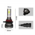 LED Headlight Bulb 9012 LED Bulb 6000K COB Waterproof 36W/Pair MINI1-9012