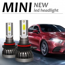 LED Headlight Bulb 9012 LED Bulb 6000K COB Waterproof 36W/Pair MINI1-9012