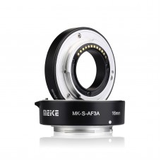 Auto Focus Macro Extension Tube Adapter Ring 10mm+16mm for Sony Mirrorless E- & FE-Mount MK-S-AF3A       