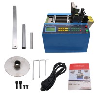 YS-100 Automatic Heat shrink Tube Cutting Machine Cable Pipe Cutter with Thick Knife110V/220V