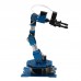 6DOF Robot Arm 6-Axis Aluminum Robotic Arm with Servos Unfinished Standard Version 