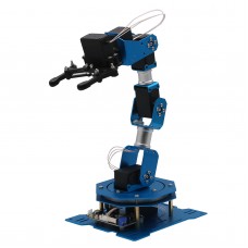 6DOF Robot Arm 6-Axis Aluminum Robotic Arm with Servos Ready to Use Finished Standard Version      