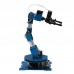 6DOF Robot Arm 6-Axis Aluminum Robotic Arm with Servos Ready to Use Finished Standard Version      