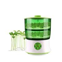 US 110V 20W Automatic Bean Sprout Machine 2-Layer Automatic Bean Sprouter Multifunctional DY-4102          