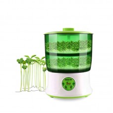 US 110V 20W Automatic Bean Sprout Machine 2-Layer Automatic Bean Sprouter Multifunctional DY-4102          