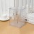 3-Drawer Acrylic Earring Display Stands Jewelry Display Stand w/ Clear Panels for 108 Pairs Earrings            