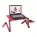 360° Adjustable Laptop Desk Stand Foldable Notebook PC Table Desk w/ Removable Mouse Tray          