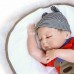 23'' NPK Reborn Baby Dolls Silicone Full Body Sleeping Doll Soft Vinyl Lifelike Newborn Boy