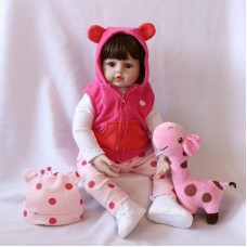 18''/46cm NPK Reborn Baby Dolls Silicone Handmade Soft Girl Toy Female Birthday Gift DH70311-18 S 
