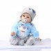 22Inch NPK Reborn Baby Dolls Silicone Soft Newborn Baby Boy Christmas Toys Gift 9042-2    