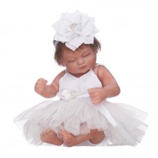 10'' /26cm NPK Reborn Baby Dolls Silicone Full Body Cute Newborn Baby Girl Sleeping Babe CFW-04WMP