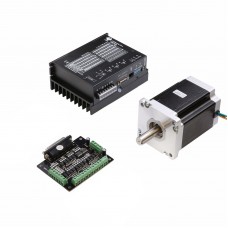 Nema 42 Stepper Motor Kit (42HS5460 Stepper Motor 3256oz-in + DM2722A Driver + Breakout Board)            