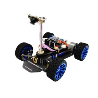 Smart 4WD RC Car Chassis Kit Dual Motors w/ Encoder Unfinished (MG996) without Controller Version 