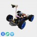 Smart 4WD RC Car Chassis Kit Dual Motors w/ Encoder Unfinished (MG996) without Controller Version 