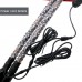 2pcs 3FT/0.9M Color LED Whips 360° Wrapped+Quick Release Base Remote Control for Buggy ATV/UTV NA102