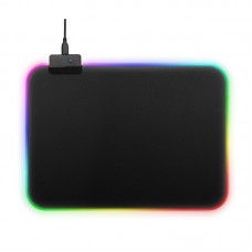 Gaming Mouse Pad LED Large RGB Mouse Pad Colorful Mat for PC Computer S Size 350x250x3mm 