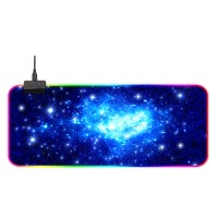 Gaming Mouse Pad LED Large RGB Mouse Pad Colorful Keyboard Mat for PC Computer GMS-X5 800x300x4mm