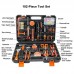 102pcs Tool Set Case Mechanics Kit Box Home Repair DIY Household Hand Tool Kit