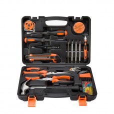 45 Pcs Home Repair Maintain DIY Car Household Hand Tool Kit Set Case Mechanics Box