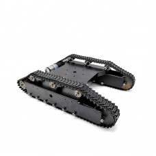 Metal RC Tank Chassis Smart Robot Chassis KT100 with 37# Motors W/O Hall Encoder Finished for DIY